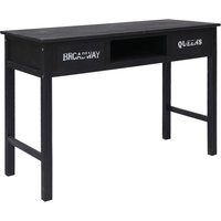 Berkfield Home Console Table Black 110x45x76 cm Wood | Size: 110 x 45 x 76 cm