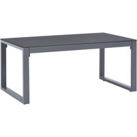 Berkfield Home Coffee Table 90x50x40 cm Aluminium in Grey | Size: 90 x 50 x 40 cm
