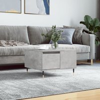 Berkfield Home Coffee Table Concrete Grey 55x55x36.5 cm Engineered Wood