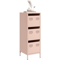 Berkfield Home Highboard Pink 39x35x103.5 cm Steel