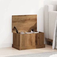 Storage Box Artisan Oak 30x50x28 cm Engineered Wood x 50 x 28 cm