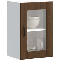 Kitchen Wall Cabinet Glass Door Lucca Oak