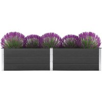 Berkfield Home Garden Raised Bed 250x100x54 cm WPC Grey | Size: 250 x 100 x 54 cm