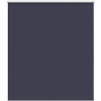 Berkfield Home Roller Blind Blackout Marine 140x130 cm Fabric Width 136.6 cm Polyester in Blue