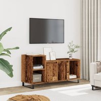 TV Cabinet Old Wood 100x35x55 cm Engineered Wood x 35 x 55 cm