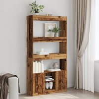 Highboard Old Wood 92x33x180 cm Engineered Wood x 33 x 180 cm