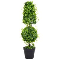 Berkfield Home Artificial Boxwood Plant with Pot Green 100 cm