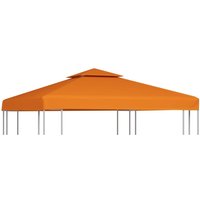 Berkfield Home Gazebo Cover Canopy Replacement 310 g / m ² Orange 3 x 3 m