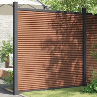 Berkfield Home Fence Panel WPC Brown 180x186 cm