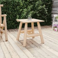 Berkfield Home Side Table 49x49x50 cm Solid Wood Spruce in Brown | Size: 49 x 49 x 50 cm