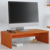 Monitor Stand Wax 50x27x15 cm Solid Wood Pine x 27 x 15 cm