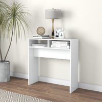 Berkfield Home Console Table White 78x30x80 cm Engineered Wood | Size: 78 x 30 x 80 cm