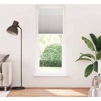Berkfield Home Pleated Blind Light Grey 80x200 cm Fabric Width 79.4 cm Polyester