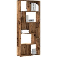 Bookcase Old Wood 67x24x161 cm Engineered Wood x 24 x 161 cm