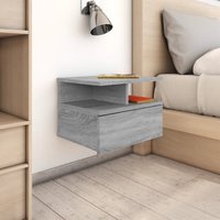 Floating Nightstand Sonoma 40x31x27 cm Engineered Wood x 31 x 27 cm