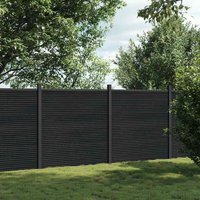 Berkfield Home Fence Panel Grey 353x186 cm WPC