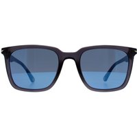 Square Shiny Transparent Dark Grey Smoke Mirror Blue SPLL80 Champ 4