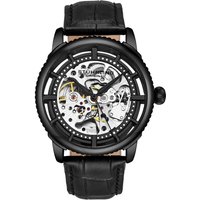 Winchester 3933 Automatic Dress Watch Skeleton Dial 41mm Case Premium Leather Band