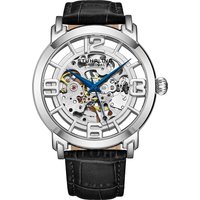 Winchester Automatic 42 mm Skeleton Watch Leather Band