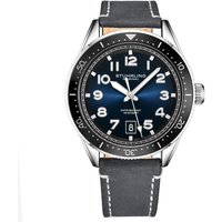 Classic Quartz Timepiece Luminous Detailing & Leather Strap