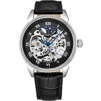 Special Reserve Automatic Skeleton Watch Alligator Embossed Leather Strap
