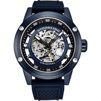 Grandiose 4034 Automatic Watch 50mm Skeleton Dial silicone strap