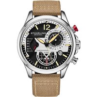 Cordura Quartz 45mm Aviator Watch Leather Strap