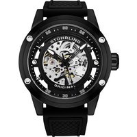 Grandiose 4034 Automatic Watch 50mm Skeleton Dial silicone strap