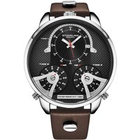 TerraTime Triple Time Quartz 50mm Watch
