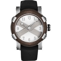 Titanic La Grande White Dial Rubber Strap Automatic Watch