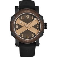 Romain Jerome Men's Titanic' A La Grande Brown Dial Black Rubber Strap Automatic Watch