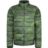 Long Sleeve Zip Up Camo Padded Coat