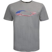 Short Sleeve Crew Neck Ellipse USA T Shirt