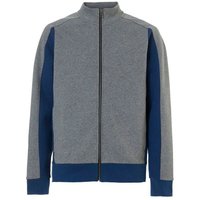 Block Fleece Zip Up Sweatshirt
