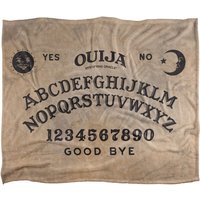 Hasbro Ouija Board Silky Touch Super Soft Throw Blanket 152 x 127 cm in White