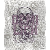 Hasbro Dungeons & Dragons Retro Demilich Blanket 152 x 127 cm in White