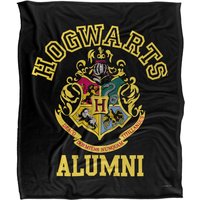 Warner Brothers Harry Potter Hogwarts Alumni Blanket 152 x 127 cm in White