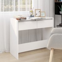 Berkfield Home Console Table White 89x41x76.5 cm Steel