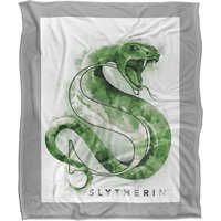 Warner Brothers Harry Potter Slytherin Wash Blanket 152 x 127 cm in White