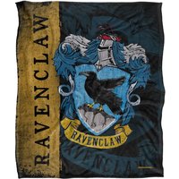 Warner Brothers Harry Potter House Crest Ravenclaw Blanket 152 x 127 cm in White