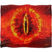 Lord of the Rings The Blanket, 152x127 cm Eye of Sauron Silky Touch Super Soft Throw Blanket in White