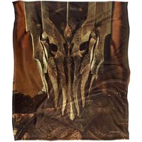 Lord of the Rings The Blanket, 152x127 cm Sauron Bound by Fire Silky Touch Super Soft Throw Blanket in White
