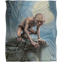 Lord of the Rings The Blanket, 152x127 cm Gollum Painting Silky Touch Super Soft Throw Blanket in White