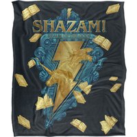 Warner Brothers Shazam Fury of The Gods Seal Silky Touch Super Soft Throw Blanket in White