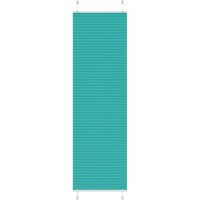 Berkfield Home Pleated Blind Petrol Green 65x200 cm Fabric Width 64.4 cm Polyester