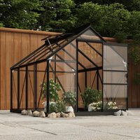 Greenhouse Replacement Frame Anthracite 155x103x191 cm Aluminium x 103 x 191 cm
