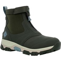 Muck Boots Women's Apex Mid Zip Wellington in Green | Size: 8