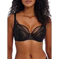 Freya Women's Sydnie High Apex Plunge Bra in Black | Size: 30DD