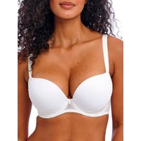 Freya Women's Fascinate Moulded Plunge T-Shirt Bra in White | Size: 28GG