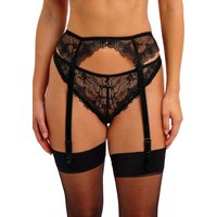 Freya Women's Fascinate Suspender Belt in Black | Size: 12